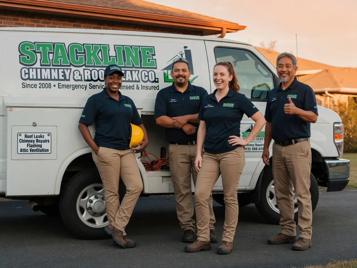 Chimney flashing repair company in Mather, CA